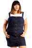 Immagine di JEANS DUNGAREE BLUE DRESS STRETCH WITH BUTTONS